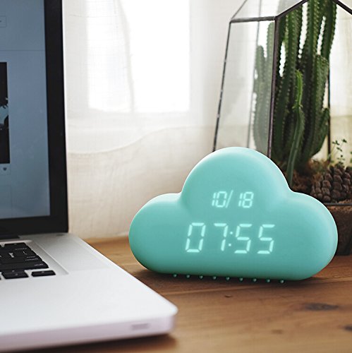 Creative Sound Control Led Cloud Alarm Clock