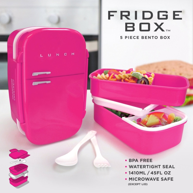 Fridge Box Shaped Bento Box