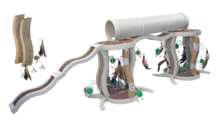 Kitty Connection Deluxe Twin Tower and Ramp Set
