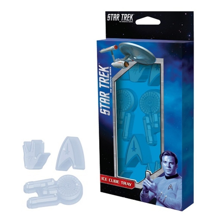 Star Trek Ice Cube Tray Freezer Silicone Starship Enterprise Vulcan Salute