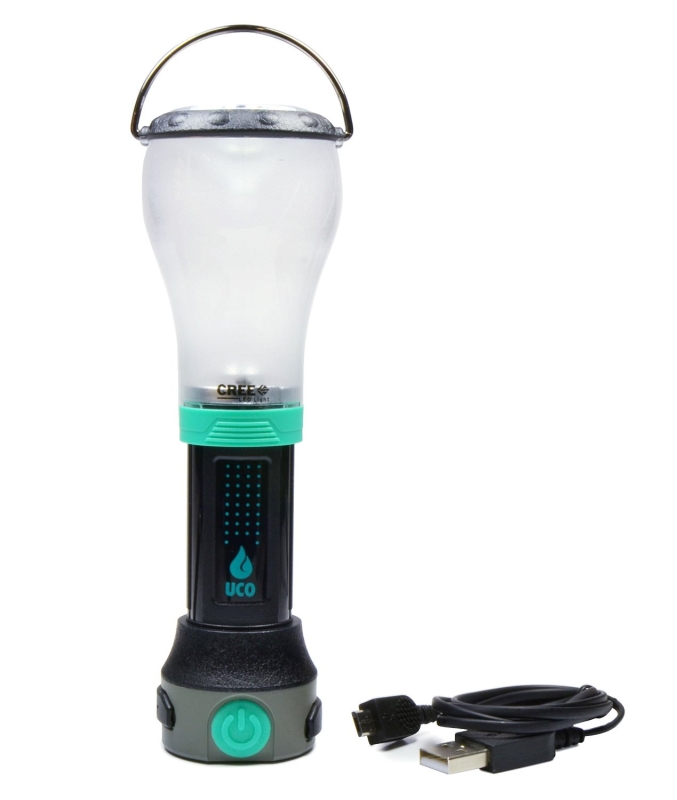 Tetra 170 Lumen Rechargeable LED Lantern with Flashlight and USB Charger