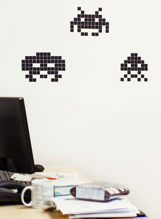 Wall Stickers Space Invaders