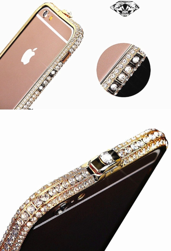 aceplate crystals diamond sparkle jeweled design case for iphone