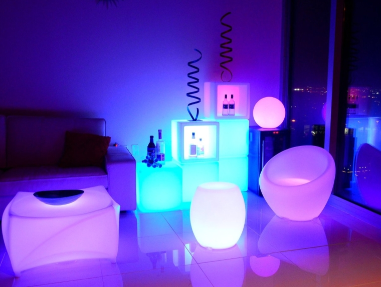 30 Inch Led Table Furniture 16 Different Colors