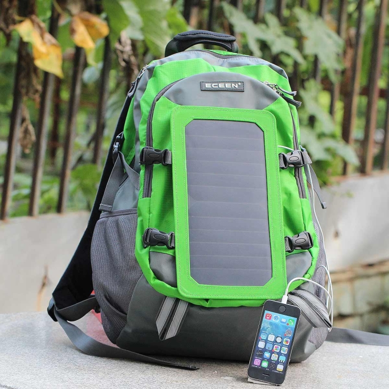 7Watts Solar Backpack, Solar Charger Bag