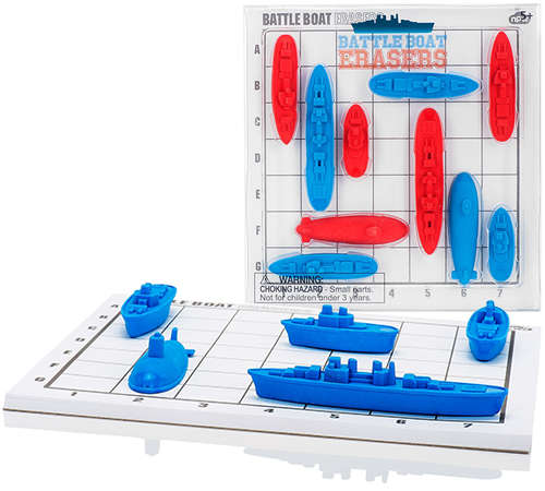 BATTLEBOAT GAME PADS and ERASERS