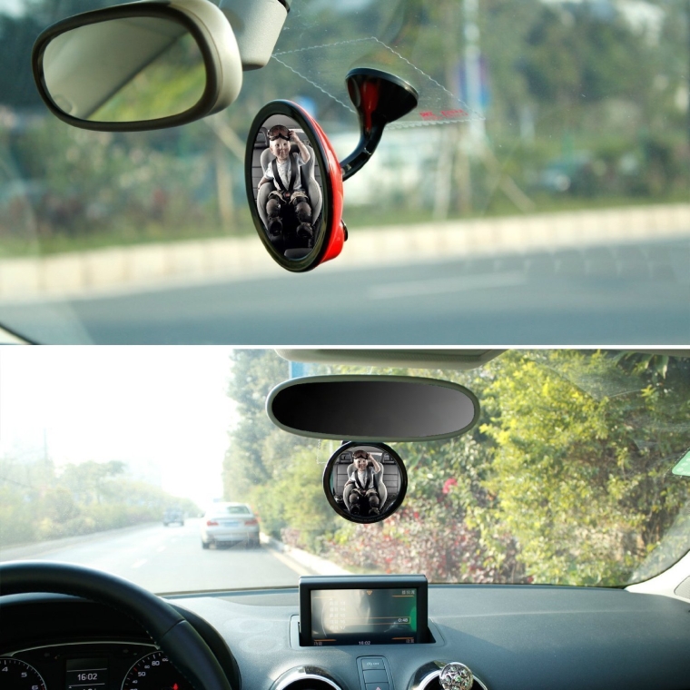JADO Baby Mirror Design HD 1080P Car DVR G-sensor Lane Departure Warning System Dash Cam with Free 32GB TF Card+Card Reader