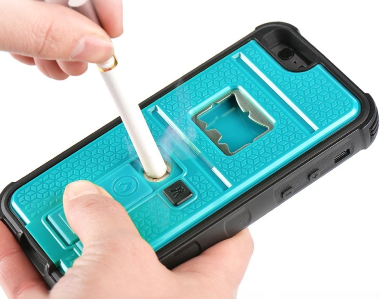 Multifunctional Cigarette Lighter Cover for iPhone 6