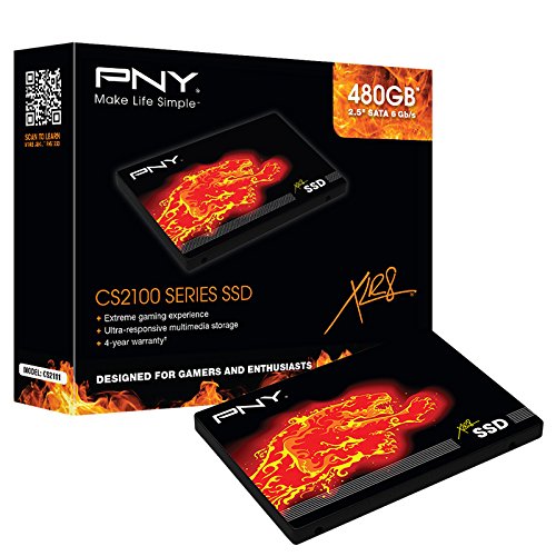 PNY XLR8 480GB CS2111 Internal 2.5 inch SATA III Solid State Drive with 560 MBs read speed