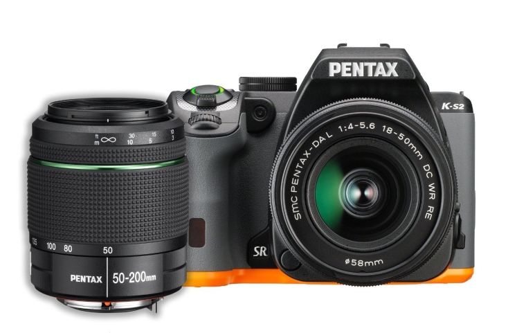 Pentax K-S2 20MP Wi-Fi Enabled Weatherized SLR with 50-200mm Lens Kit