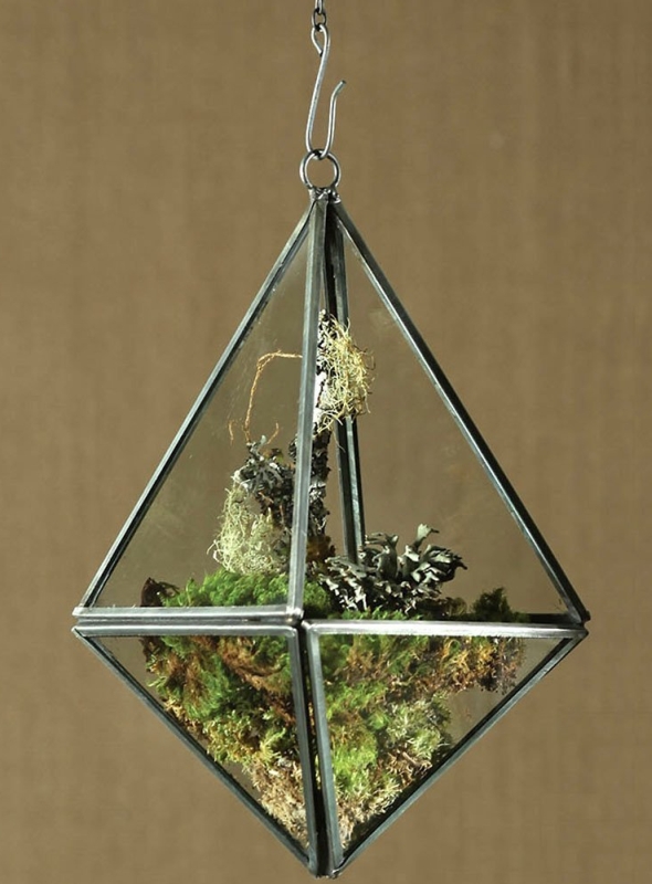 Pierre Geometric Hanging Terrarium - Tetrahedron