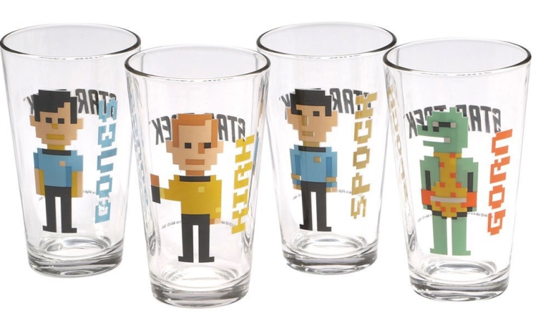 Pixelated Star Trek Glasses