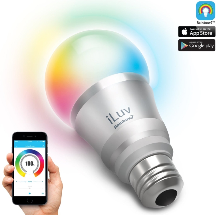 Rainbow 7 Smart Bluetooth LED Light Bulb