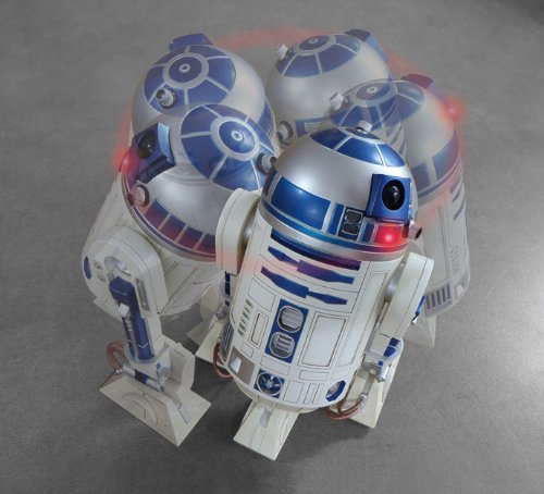 STAR WARS R2-D2 voice action Alarm Clock Blue