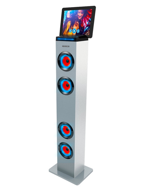 Bluetooth Tall Tower Stereo Speaker with LED Lights