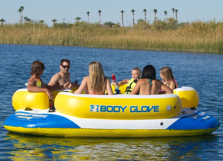 Body Glove Paradise 6 Inflatable Towable with MP3 System