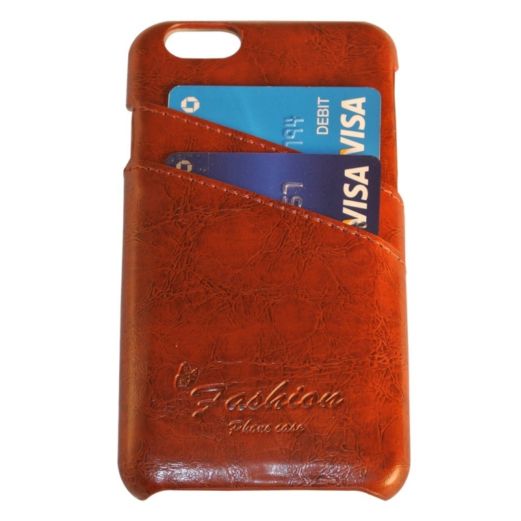 Iphone 6 4.7in Genuine Leather Wallet Case with CC and ID Card Holder