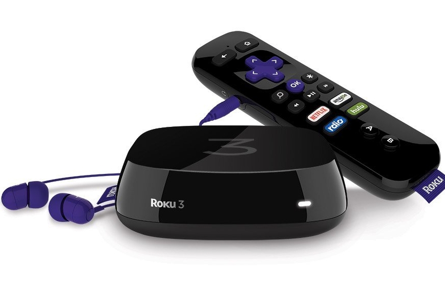 New Roku 3 Streaming Media Player With Voice Search