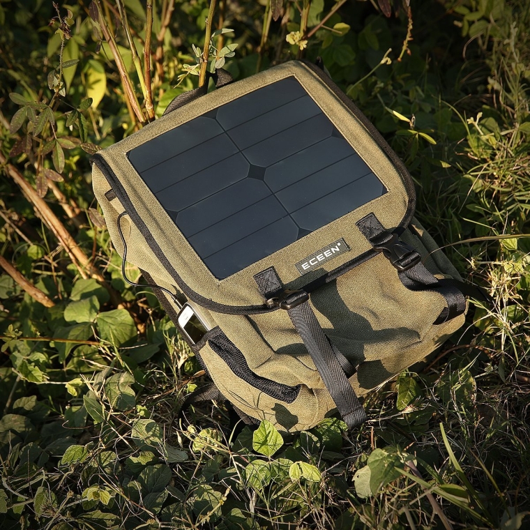 Solar backpack Solar panel bag