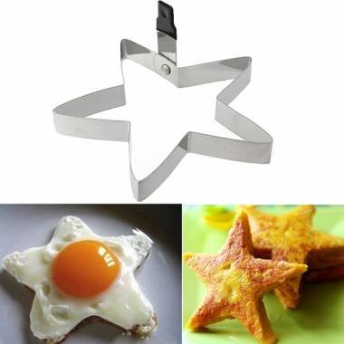 Star Shape Kitchen Fried Egg Mold Cookie Cutter