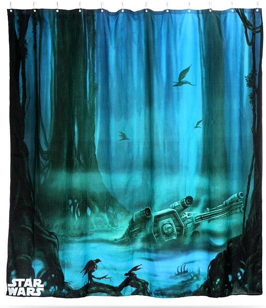 Star Wars Dagobah Shower Curtain