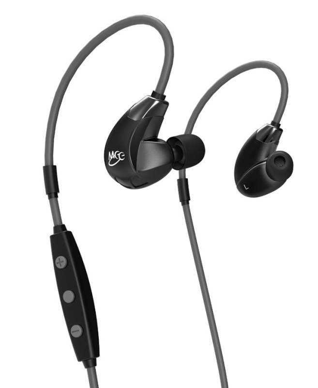 Stereo Bluetooth Wireless Sports In-Ear HD Headphones with Memory Wire and Headset