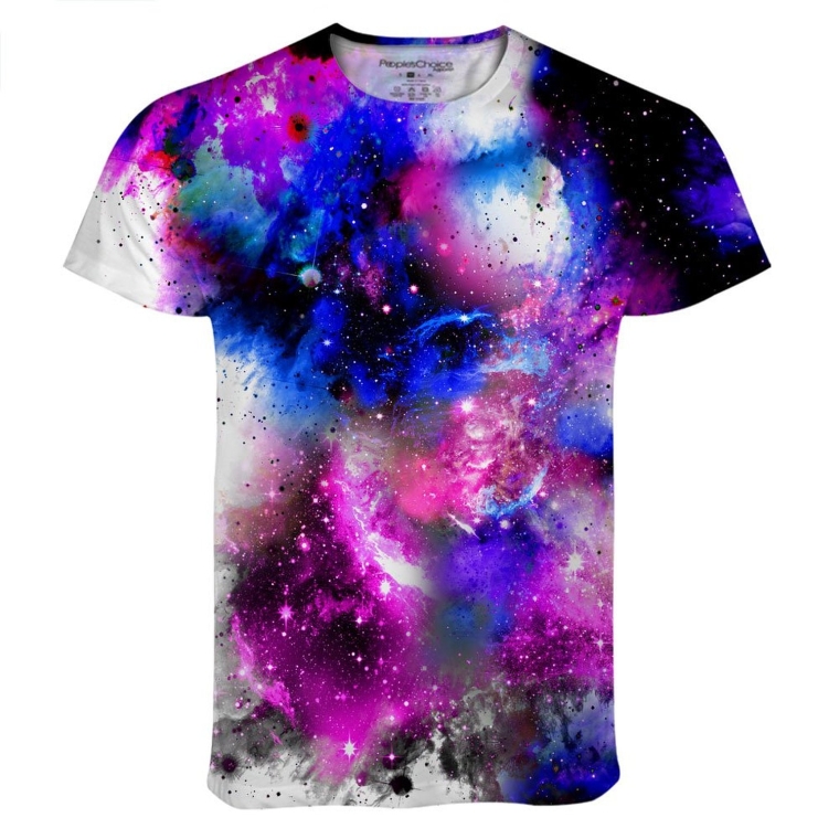 Venus Deep Purple Galaxy Cosmos All Over Print T Shirt Tee
