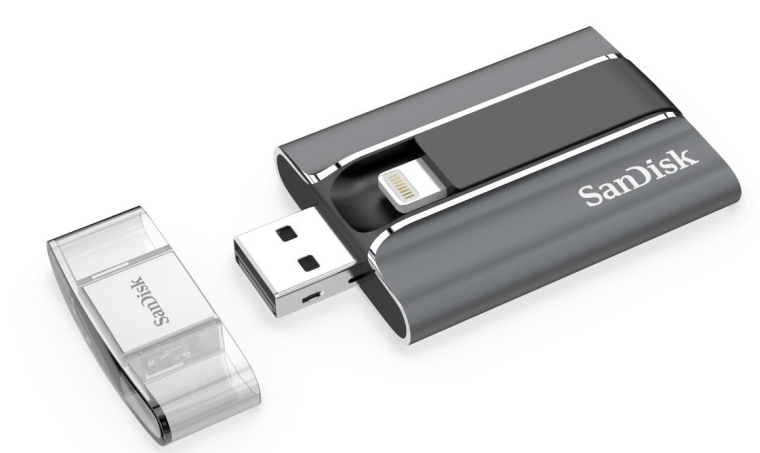 128GB Mobile Flash Drive with Lightning connector For iPhones, iPads  Computers
