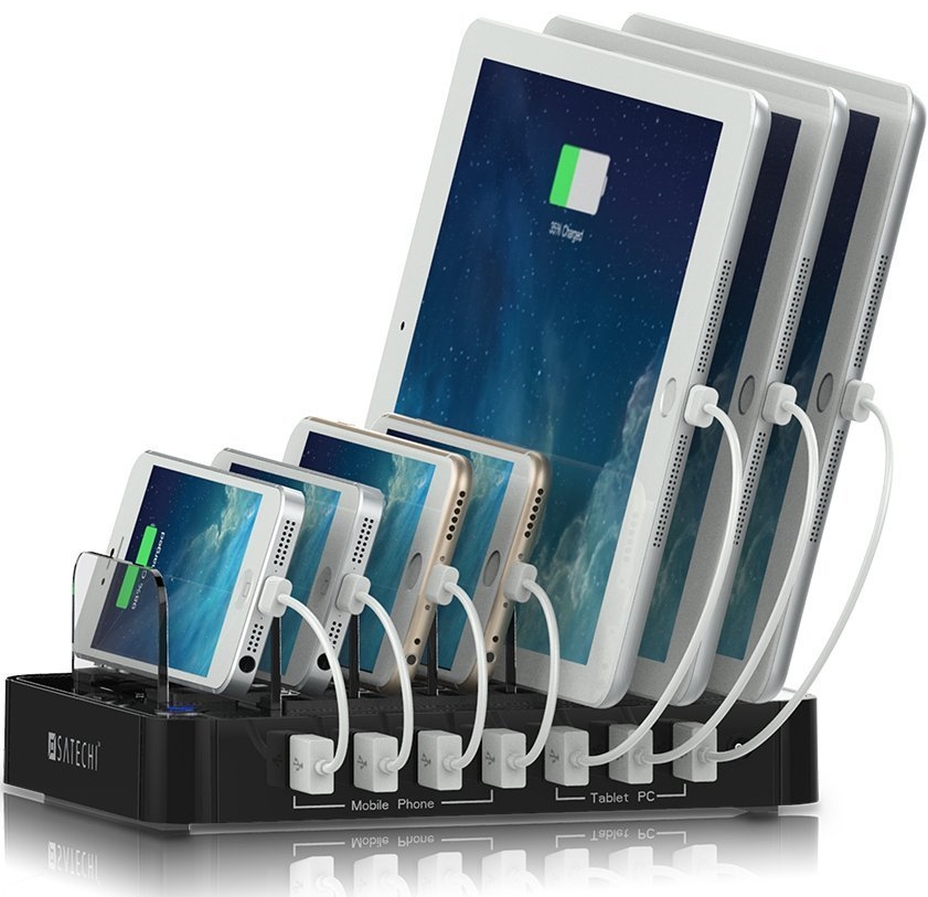 7-Port USB Charging Station Dock for iPhone 6 Plus65S5C54S