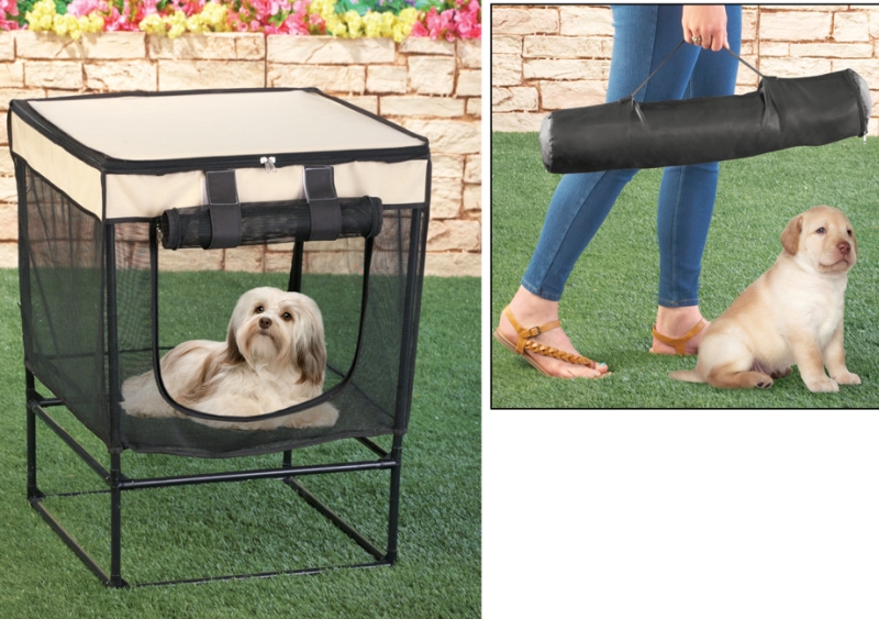 Elevated Portable Pet Kennel Tent