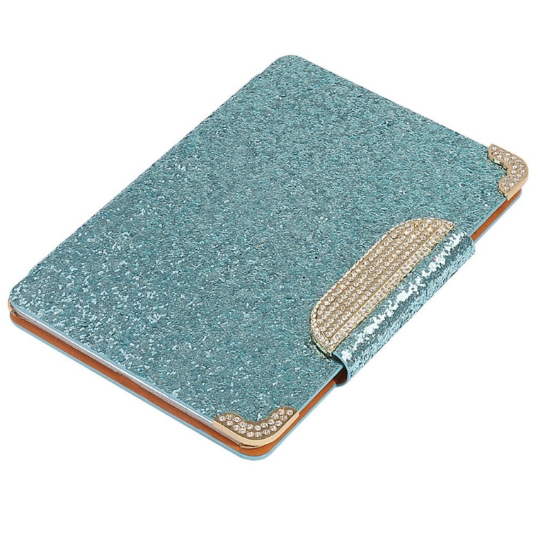 Luxury Shining Crystal Bling Pu Leather Wallet Magnetic Diamond Flip Case Cover for Apple Ipad Mini