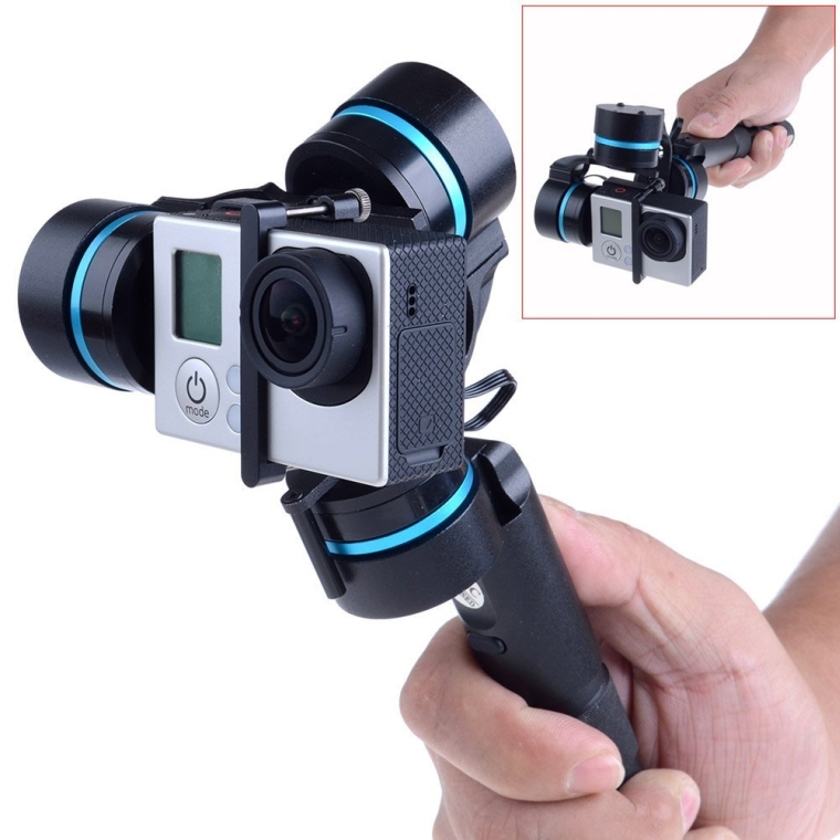 Neewer Feiyu 3-axis Brushless Handheld Gimbal Handle Camera Mount for GoPro 3  3+  4