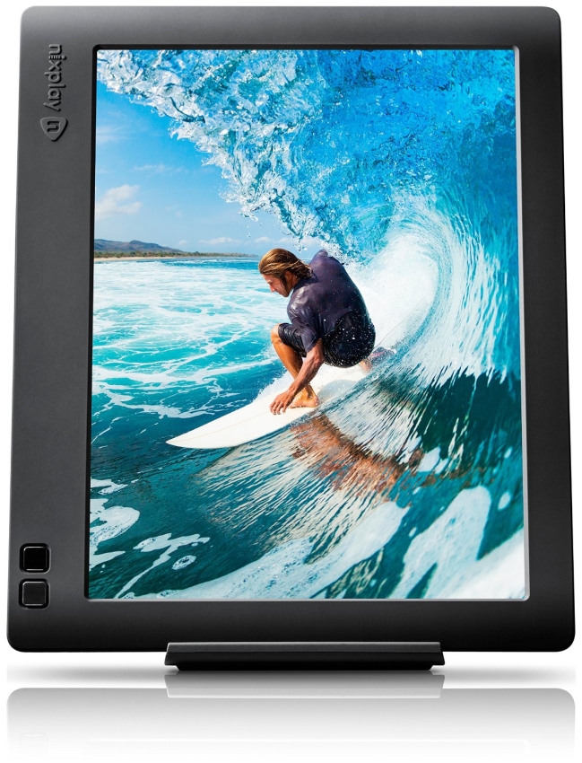 Nixplay Edge 8-Inch Wi-Fi Cloud Digital Photo Frame with Hi-Res Display