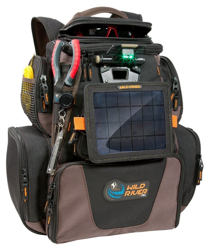 Wild River Tackle Tek Nomad XP Lighted Backpack wUSB Charging System