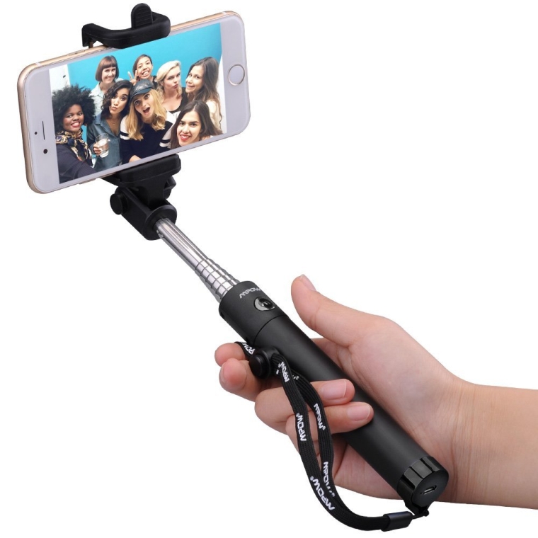 iSnap X One-piece U-Shape Self-portrait Monopod Extendable Selfie Stick