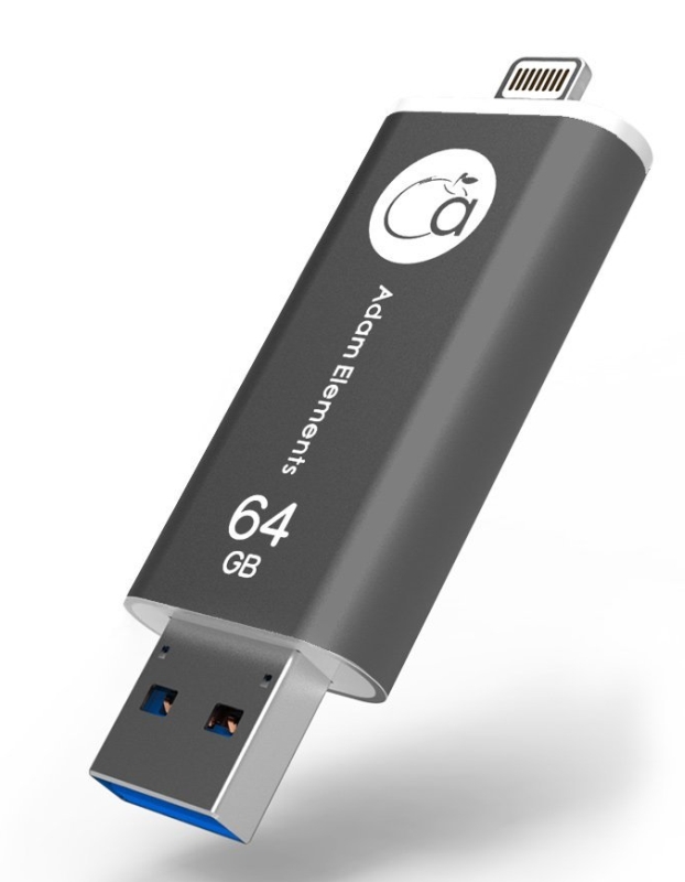 Adam Elements 64GB iKlip Lightning  USB 3.0 Dual-Interface Flash Drive