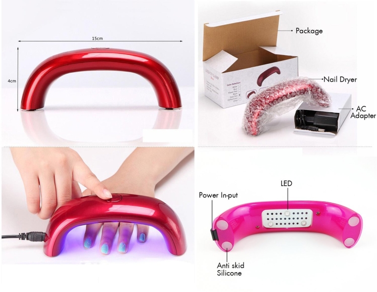 Beauty 9W UV Gel Nail Dryer Lamp Salon Kit Led Nail Kit Light Dryer Nails