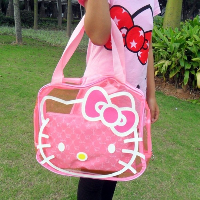 Hello Kitty Roomy Travel Bag Carry Holdall Handbag