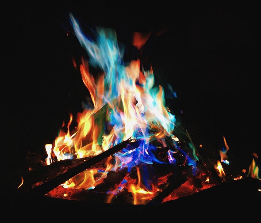 Magical Flames Creates Vibrant, Colorful Flames for Wood Burning Fires
