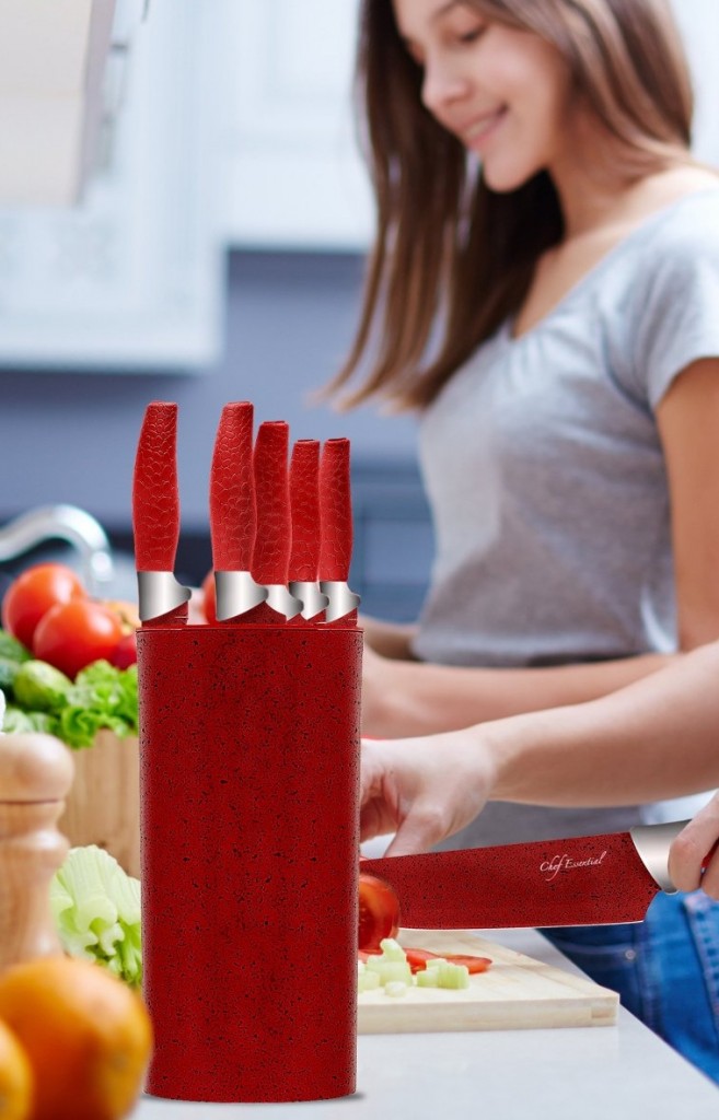 Chef Essential 7 Piece Knife Block Set