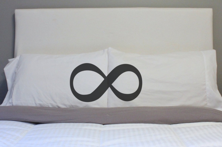 Infinity Pillow Eternity Pillowcase Bed Pillow Infinity Symbol Eternity Pillowcase