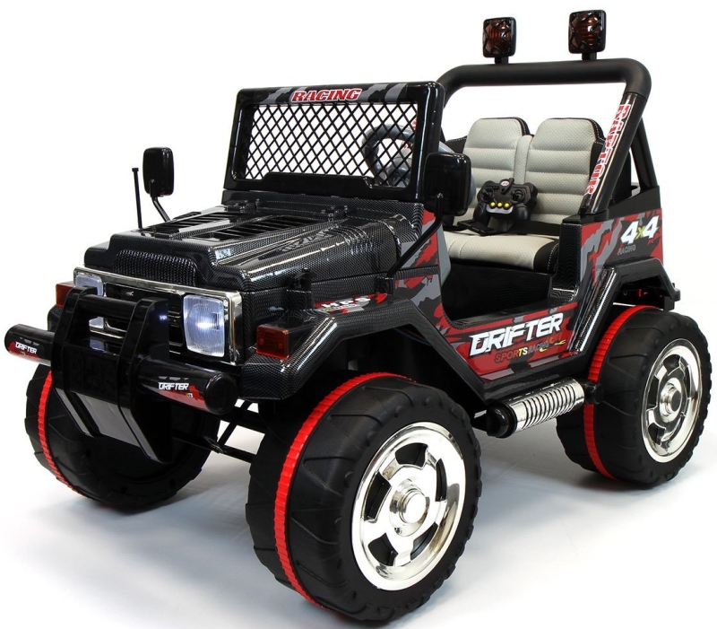 Jeep Wrangler Style 12V Kids Ride-On Car MP3 Battery Powered Wheels RC Parental Remote