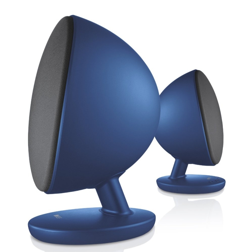 KEF EGG Digital Hi-Fi Speaker System - Frosted Blue (Pair)