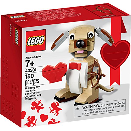 LEGO Valentines Cupid Dog