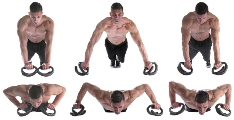 Legend Pushup Push Up Bars + Stability Trainer