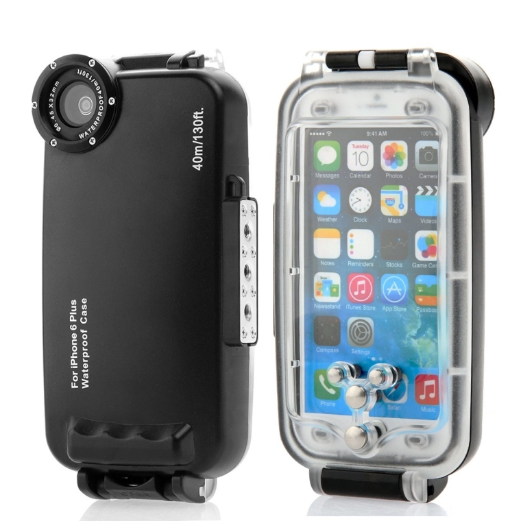 Professional Submersible Underwater Waterproof Photo Housing Diving Protective Case Cover for iPhone 6 Plus 5.5 inch