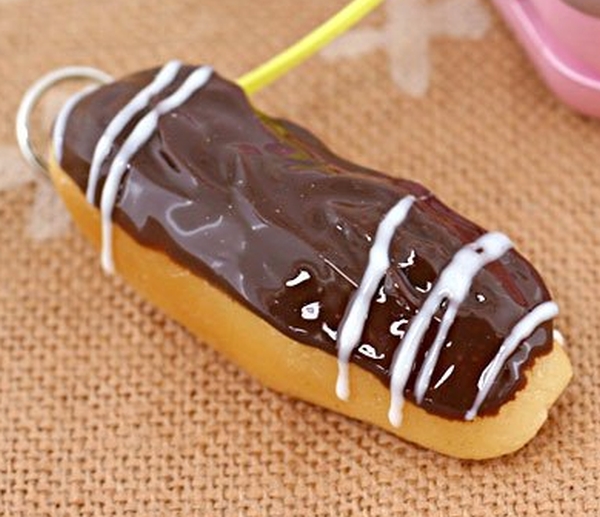 Sample Collection Cell Phone Strap (Chocolate Eclair)