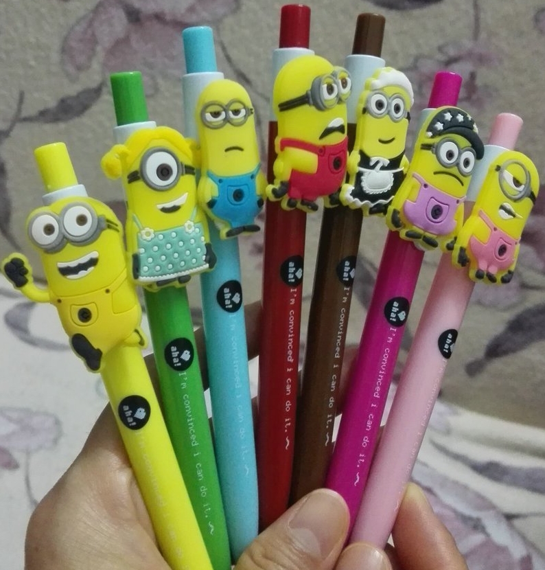 Cute Cartoon Novelty Ballpoint Pens Despicable Me Minions Ball Pen