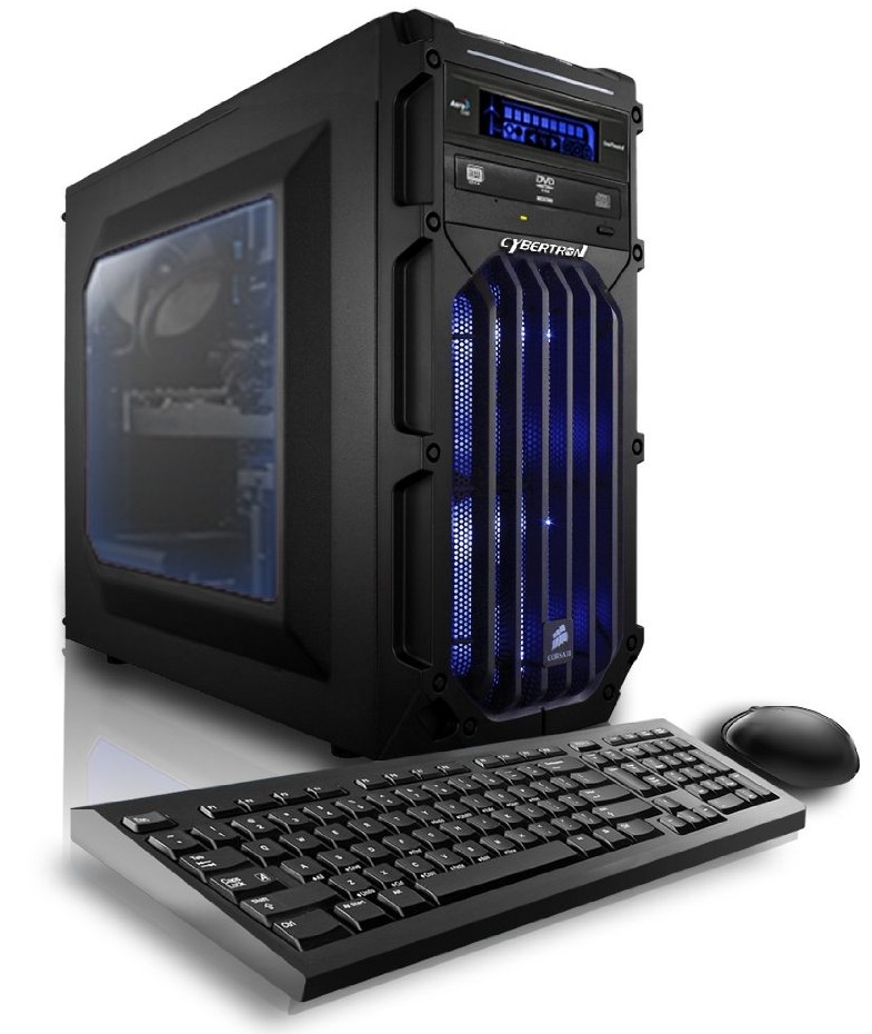 CybertronPC Flux X99 X4 Blue Gaming Desktop
