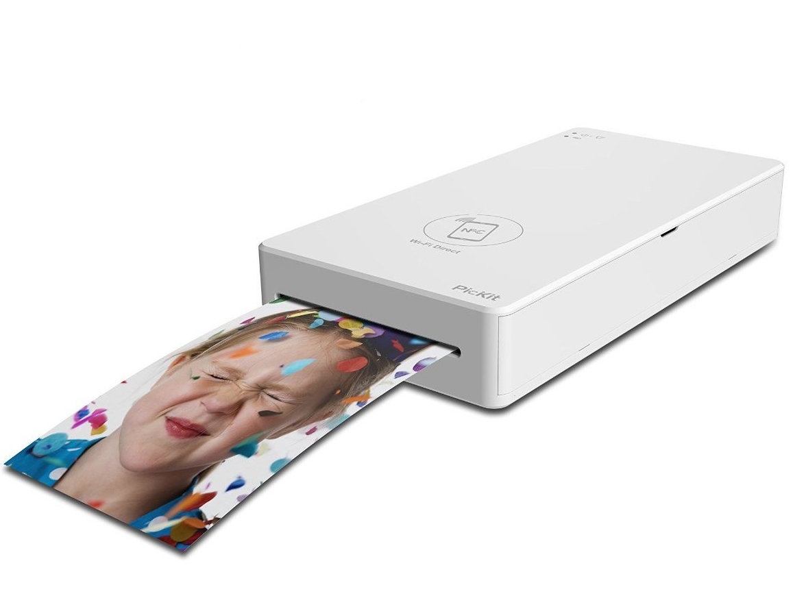 Portable photo printer. Принтер prinics PICKIT m1.